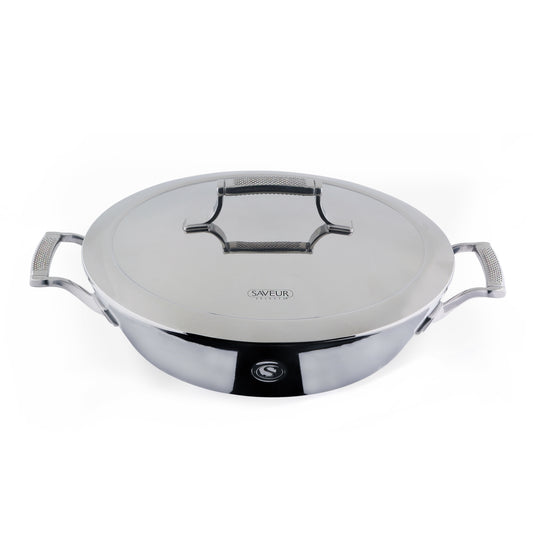 Tri-ply 12-Inch Everyday Pan with Lid